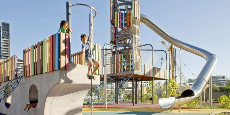 Amazing Playgrounds That Use Wire Mesh
