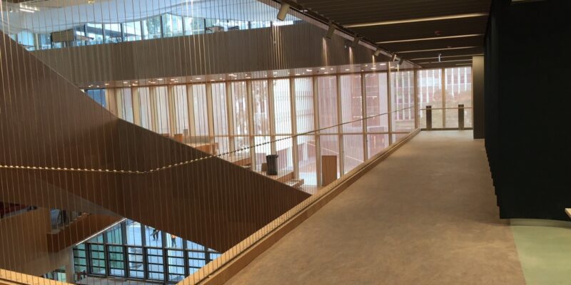 Sleek Vertical Balustrades Shine at Monash Learning Hubs
