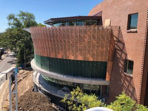 Tensile Contributes to Sydney University College Makeover / Supported Mesh Facade / Tensile Design & Construct