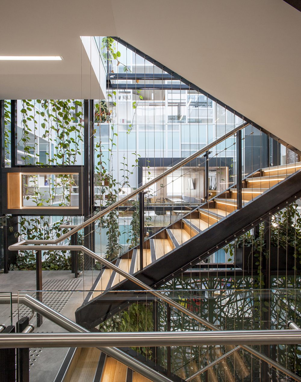 Bringing the Outdoors In Through Internal Green Spaces / Tensile Design & Construct
