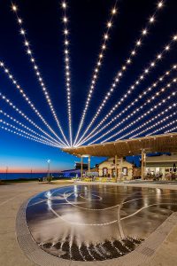 Lighting Up Outdoor Spaces with Catenary Lighting Solutions / Tensile Design & Construct