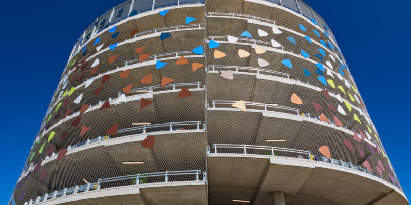 Parking Lot Barrier Ideas Utilising Stainless Steel Mesh