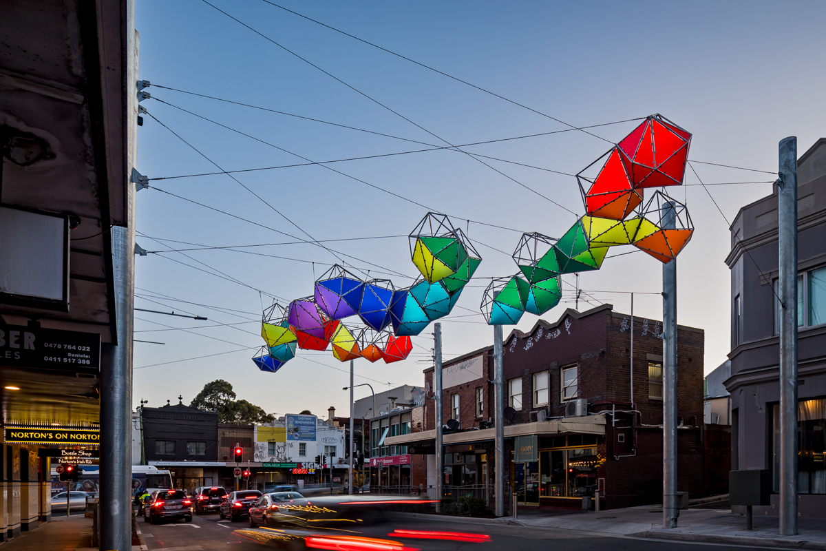 Chiaroscuro Suspended Artwork Tensile Project