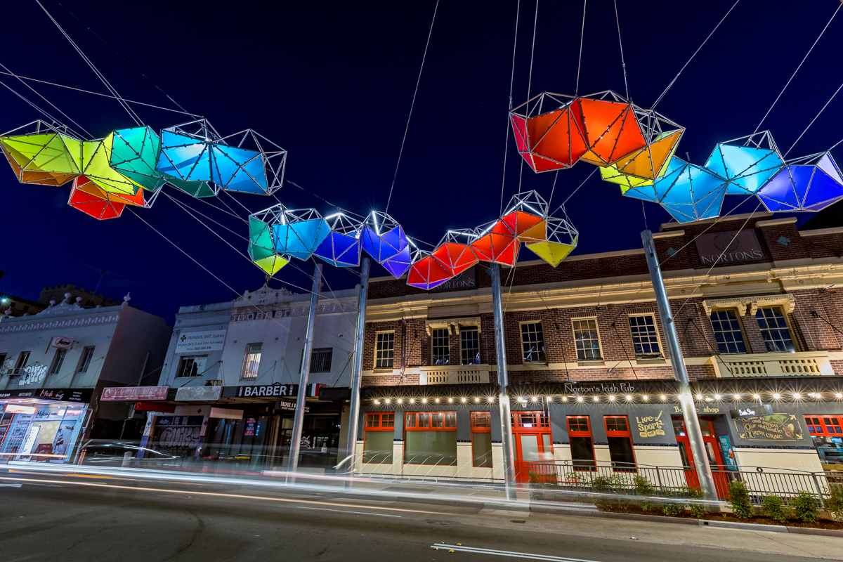 Chiaroscuro Suspended Artwork Tensile Project